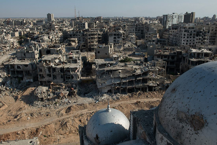 Некогда благополучная Сирия сейчас лежит в руинах