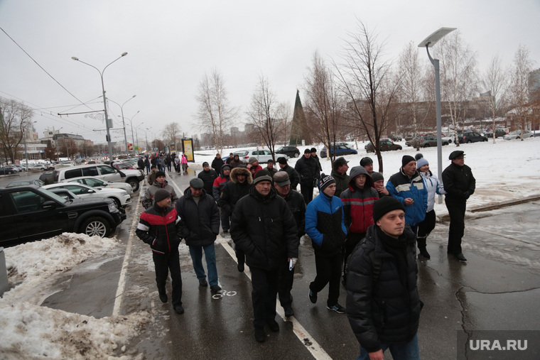 Пикет дальнобойщиков. Пермь, дальнобойщики