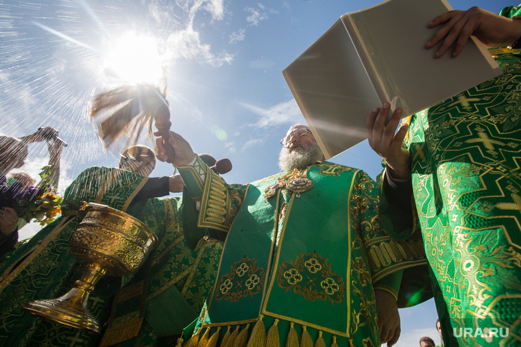 Закладка храма и Крестный ход. Сургут, вера, крестный ход, служба, религия