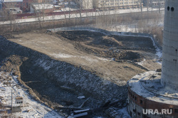 Виды Екатеринбурга, недостроенная телебашня, земляной вал