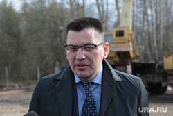 Врио губернатора Пермского края Максим Решетников проинспектировал начало строительства нового зоопарка в Перми, сюткин михаил
