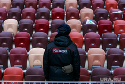 День народного единства. Москва, полицейский, стадион, трибуны, пустые трибуны, росгвардия