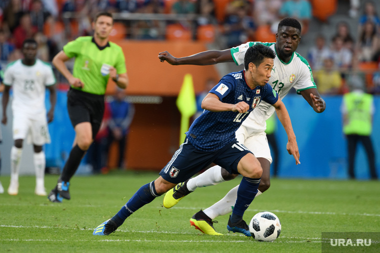 32 матч Чемпионата мира по футболу между сборными Японии и Сенегала. Екатеринбург