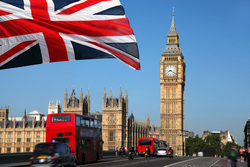 Клипарт, лондон, англия, великобритания, флаг, биг бен, big ben, england