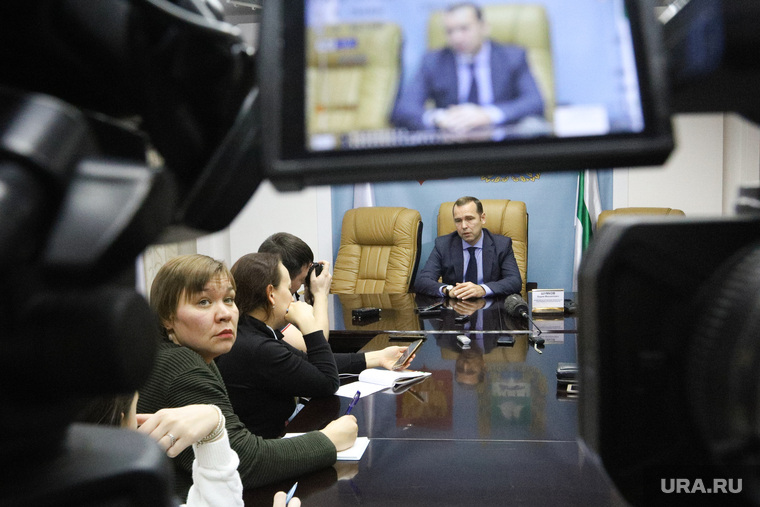 Встреча врио губернатора Курганской области со СМИ, шумков вадим