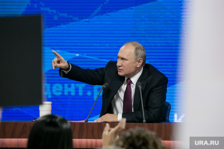 Пресс-конференция Президента России Владимира Путина. Москва, путин владимир