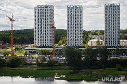 Виды Екатеринбурга , недвижимость, квартиры, башенный кран, жилой квартал, жилье