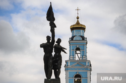 Разное, клипарт. Екатеринбург, храм вознесения господня, вознесенская горка, памятник комсомолу урала