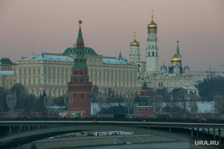 Виды Кремля с Патриаршего моста. Москва, город москва, кремль, большой каменный мост