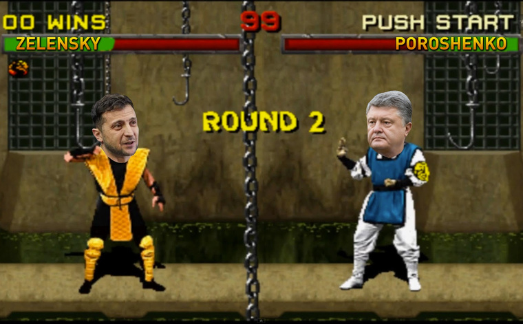 Кандидаты Зеленский и Порошенко выходят во второй тур президентских выборов на Украине