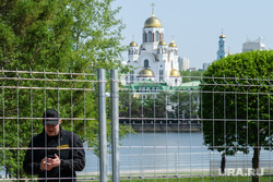 Сквер-на-Драме обнесли забором. Екатеринбург