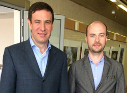 Евгений Кротенко (справа) познакомился с Михаилом Юревичем перед выборами в Госдуму в 2016 году