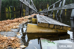 Мост через реку Сысерть. Свердловская область, поселок Луч