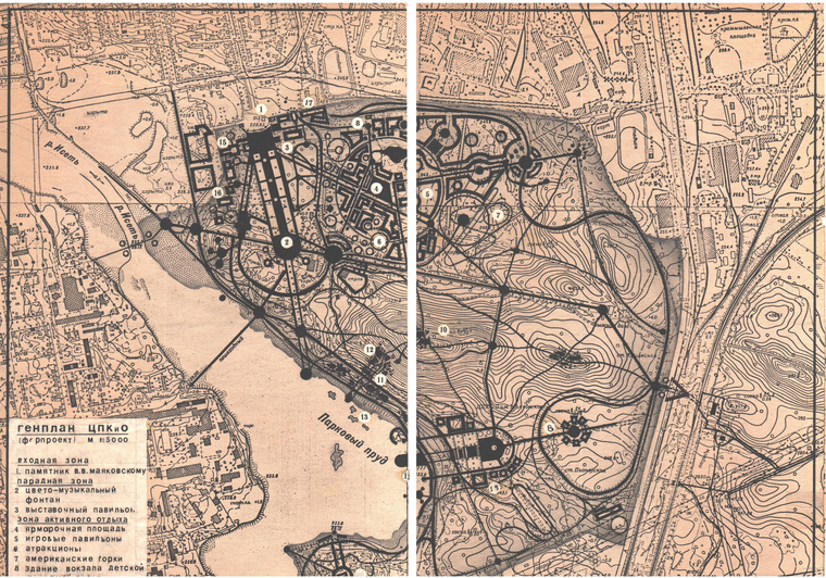 План парка маяковского екатеринбург