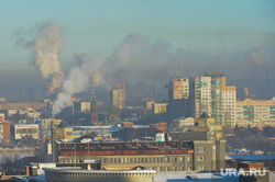 Смог над городом. Неблагоприятная экологическая обстановка. Челябинск