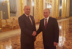 Сергей Евланов лично встречался с президентом Владимиром Путиным