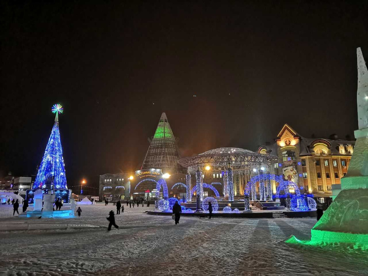Концепция площадки «Ханты-Мансийск — столица ледяных достопримечательностей»