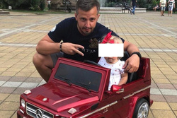 Андрей Созонов с дочкой