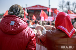Первомайская демонстрация в Москве на Красной площади. Москва