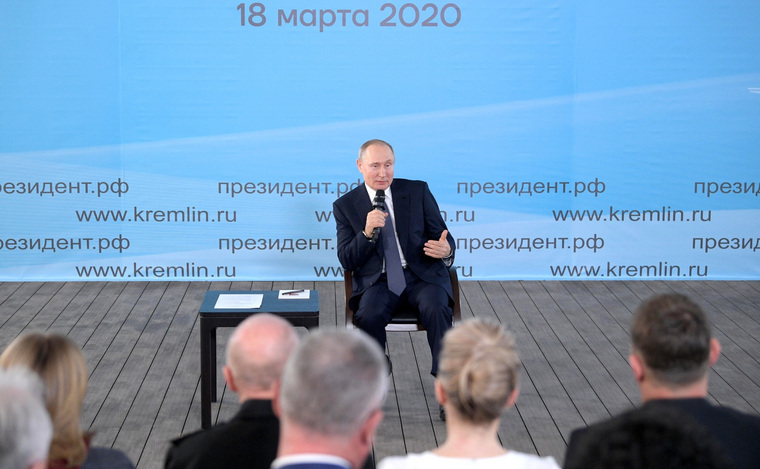 Владимир Путин отметил шестилетие «Крымской весны» личным визитом на полуостров