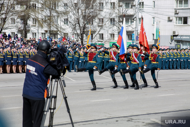Парад 9 мая. Пермь, марш, парад победы