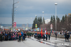 Военный парад, посвященный 73-й годовщине победы в Великой Отечественной войне. Свердловская область, Верхняя Пышма