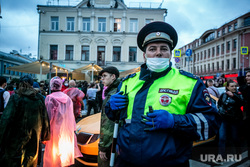 Несанкционированная акция на Пушкинской площади в Москве. Москва