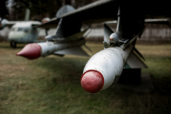 Экспонаты Центрального Музея Военно-Воздушных Сил России в Монино. Московская область, Монино