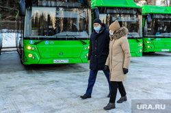 Презентация новых автобусов на газомоторном топливе. Челябинск