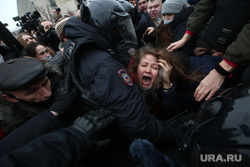 Несанкционированный митинг в поддержку Алексея Навального. Москва