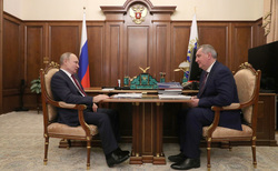Владимир Путин принял Дмитрия Рогозина в Кремле