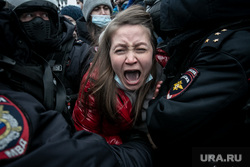 Несанкционированный митинг оппозиции. Москва