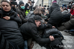 Несанкционированный митинг оппозиции. Москва