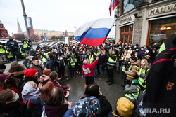 Обстановка перед несанкционированной акцией сторонников оппозиционера Алексея Навального. Москва