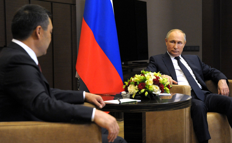Владимир Путин второй раз за три месяца принял президента Киргизии Садыра Жапарова