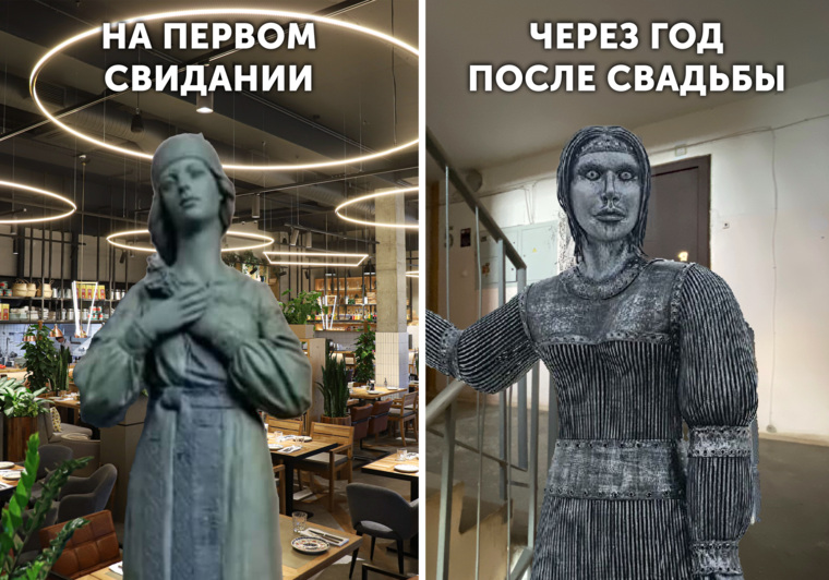 Знаменитый памятник Аленке в Нововоронеже получил новое воплощение