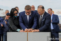 Алексей Текслер на церемонии закладки камня под строительство «РМК – Арена». Челябинск