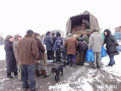 Ополченцы привезли гуманитарную помощь в Чернухино