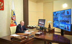 Владимир Путин по видеосвязи напутствовал олимпийцев