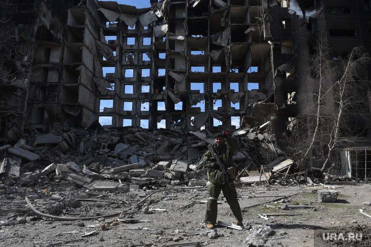 Обстановка в Мариуполе после освобождения района города от ВСУ. Украина