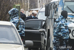 Место антитеррористической операции в Екатеринбурге,  где уничтожили трех террористов. Екатеринбург