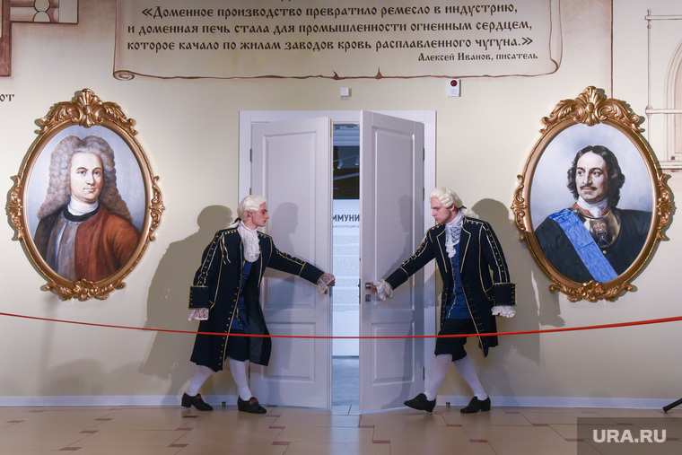 Открытие 2-ой очереди музейного комплекса "Северная домна" (Синара) Полевской. Свердловская область