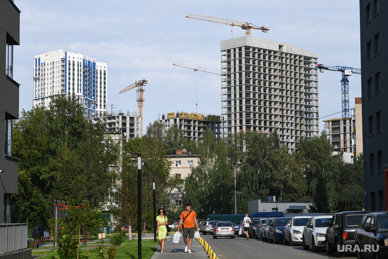 Виды Екатеринбурга, высотка, жилые дома, новый дом, город, новостройки, строительство