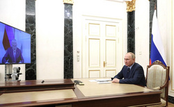 Беседа президента с врио губернатора Кировской области Александром Соколовым прошла по видеосвязи