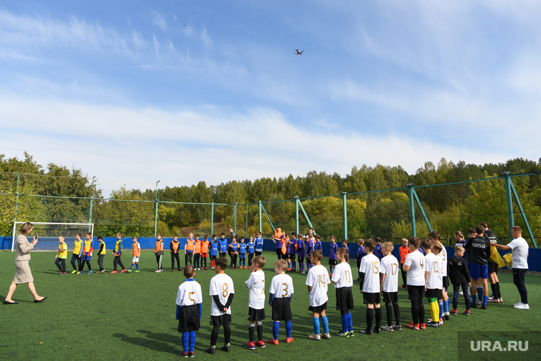 Football at school project.  Yekaterinburg