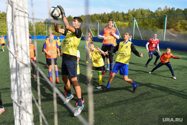 Football at school project.  Yekaterinburg