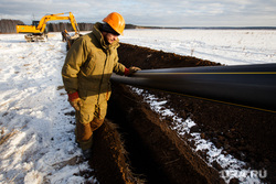 Прокладка нового газопровода высокого давления. Газпром газораспределение. Екатеринбург