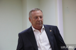 Кандидат в губернаторы Пермского края Александр Репин на пресс-конференции. Пермь