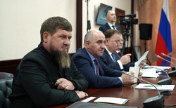 Глава Чечни Рамзан Кадыров тоже участвовал в Совета по межнациональным отношениям, однако сегодня слова он не взял