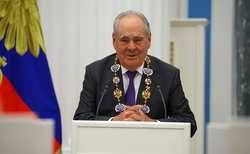Ответная речь первого президента Татарстана Минтимера Шаймиева оказалась самой продолжительной, но глава государства не посмел его прервать